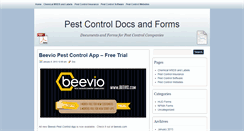 Desktop Screenshot of pestcontroldocs.com